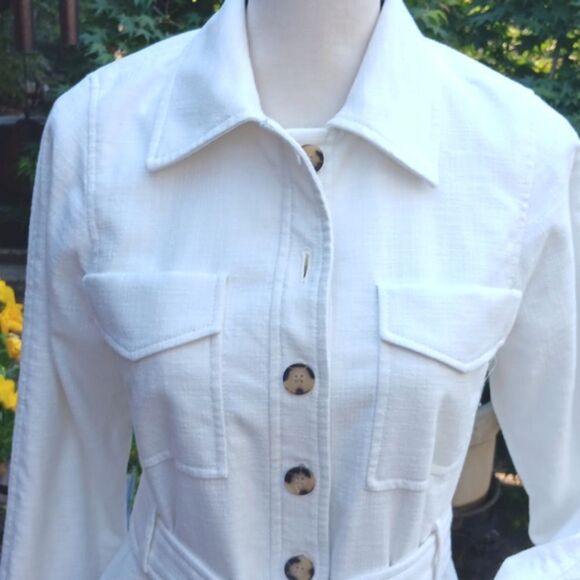 Club Monaco Women's Akubi Style Utility Jacket - Picture 4 of 12